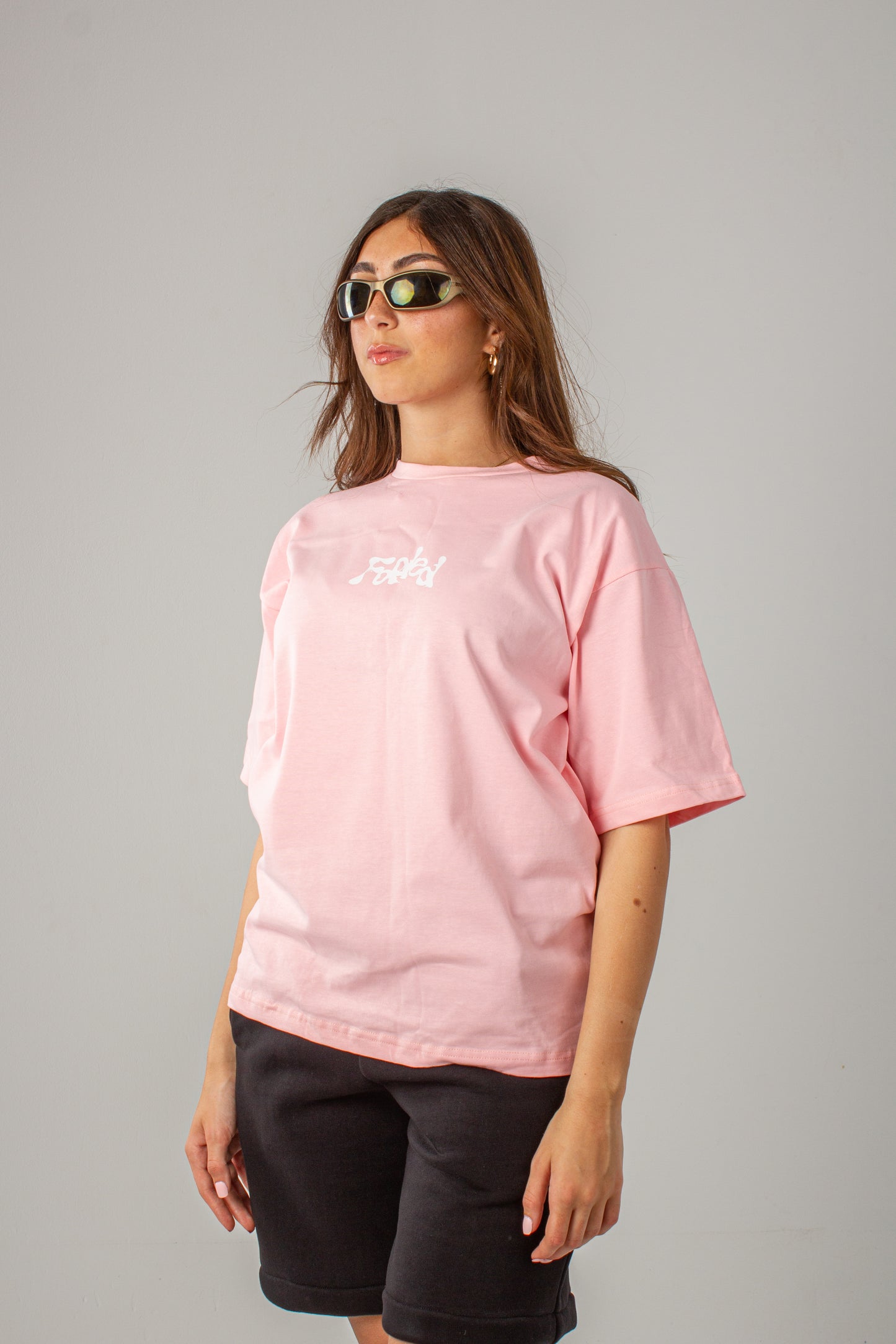 faded pink Tee