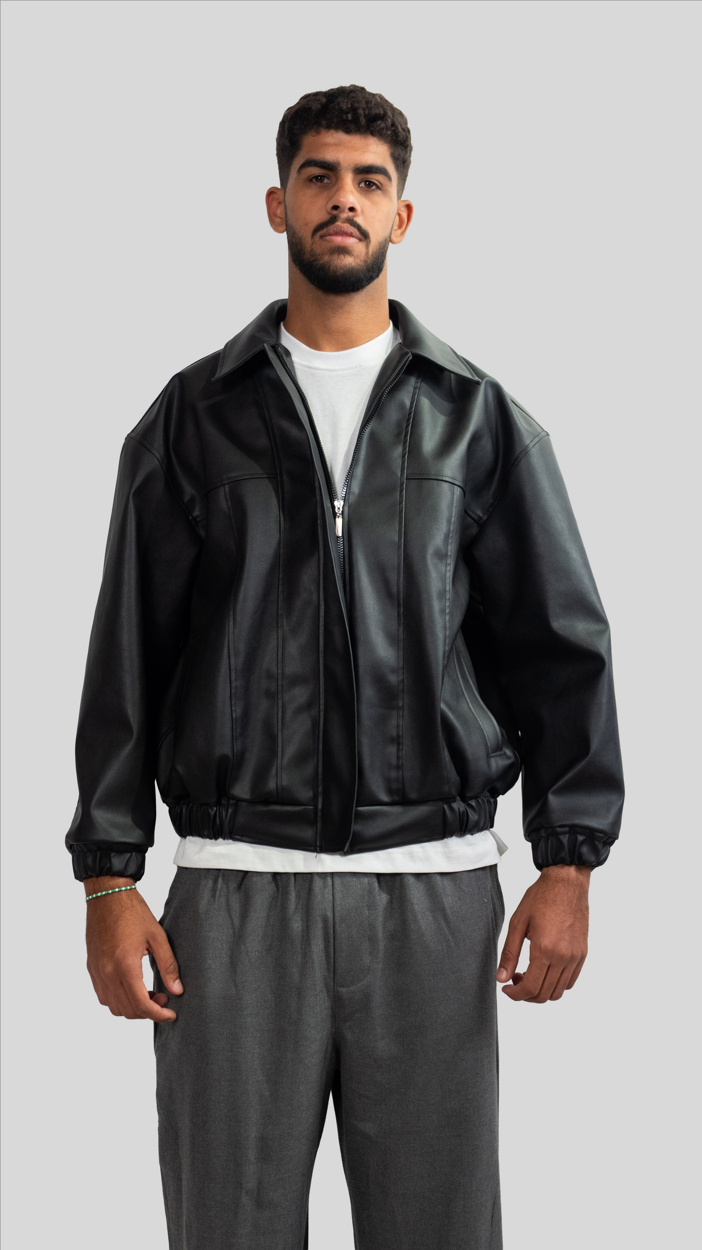 men’s leather jacket
